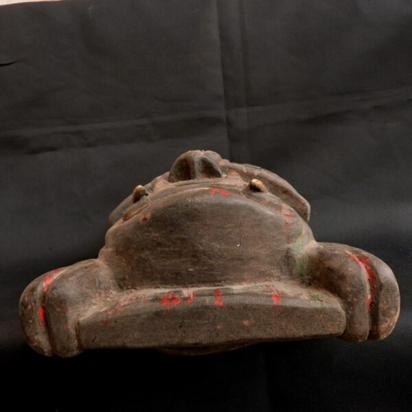 Pre-Columbian Moche Ceremonial Wooden Mask - Image 7