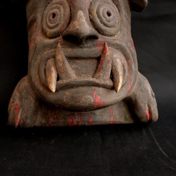 Pre-Columbian Moche Ceremonial Wooden Mask - Image 11