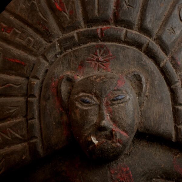 Pre-Columbian Moche Ceremonial Wooden Mask - Image 14