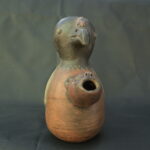 Pre Columbian Nasca Ceramic Water Whistle Sacred Ritual Artifact Peru - Imagen 7