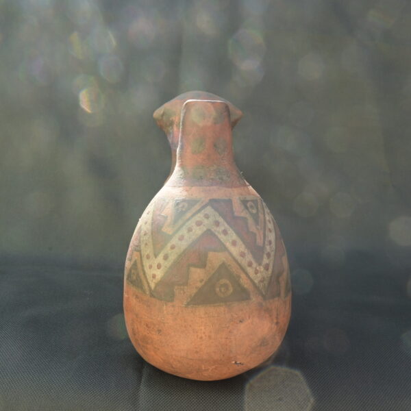 Pre Columbian Chimu Ceramic Whistling Vessel Sacred Andean Artifact - Imagen 6