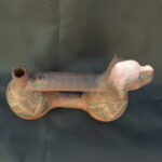 Pre Columbian Chimu Ceramic Whistling Vessel Sacred Andean Artifact - Imagen 8