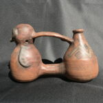 Pre Columbian Chancay Ceramic Water Whistle Sacred Collector Piece - Imagen 5