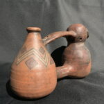 Pre Columbian Chancay Ceramic Water Whistle Sacred Collector Piece - Imagen 8