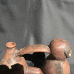 Pre Columbian Chancay Ceramic Water Whistle Sacred Collector Piece - Imagen 9