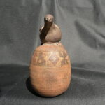 Pre Columbian Paracas Ceramic Water Whistle Sacred Artifact Peru - Imagen 7