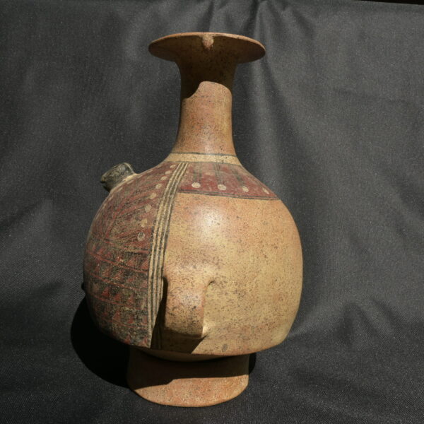Pre Columbian Inca Ceramic Aribalo Ritual Artifact Andean Collectible - Imagen 3
