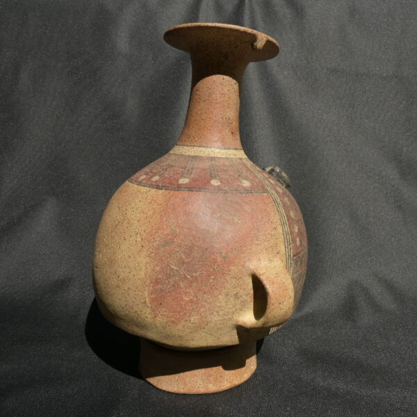 Pre Columbian Inca Ceramic Aribalo Ritual Artifact Andean Collectible - Imagen 6