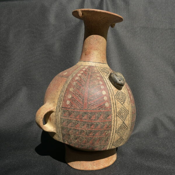 Pre Columbian Inca Ceramic Aribalo Ritual Artifact Andean Collectible - Imagen 8