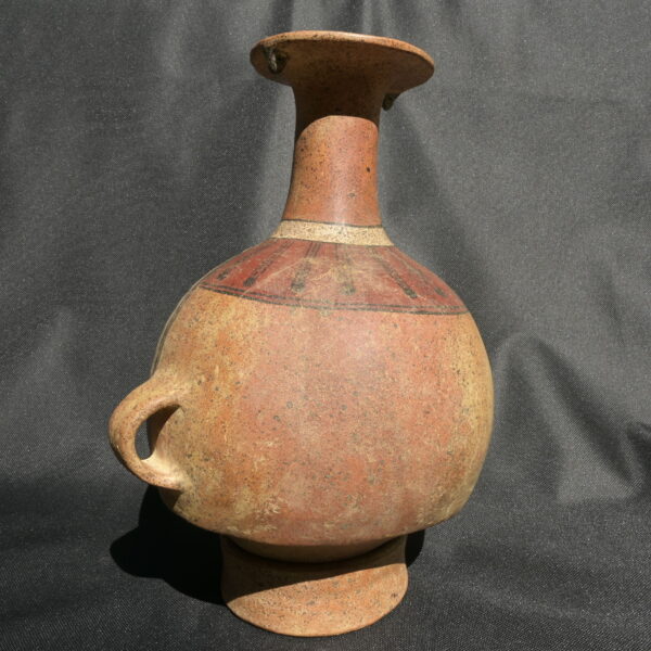 Pre Columbian Inca Ceramic Aribalo Ritual Artifact Peru Collectible - Imagen 4