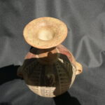 Pre Columbian Inca Ceramic Aribalo Ritual Artifact Peru Collectible - Imagen 9