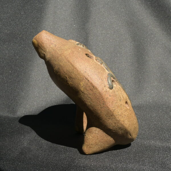 Pre Columbian Inca Ceramic Ocarina Sacred Artifact Andean Collectible - Imagen 4
