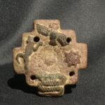 Pre Columbian Inca Ceramic Chacana Sacred Ritual Artifact Collectible