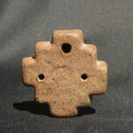 Pre Columbian Inca Ceramic Chacana Sacred Ritual Artifact Collectible - Imagen 3