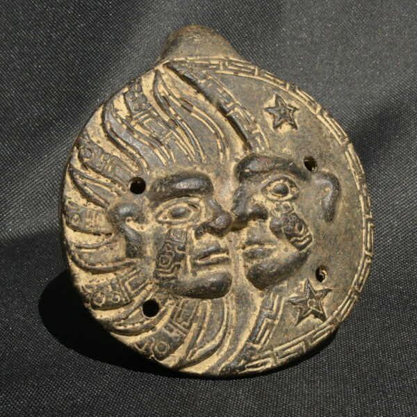 Pre Columbian Inca Ceramic Ocarina Ancient Musical Artifact - Imagen 7
