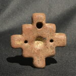 Pre Columbian Chancay Ceramic Chacana Ritual Artifact Collector Piece - Imagen 3