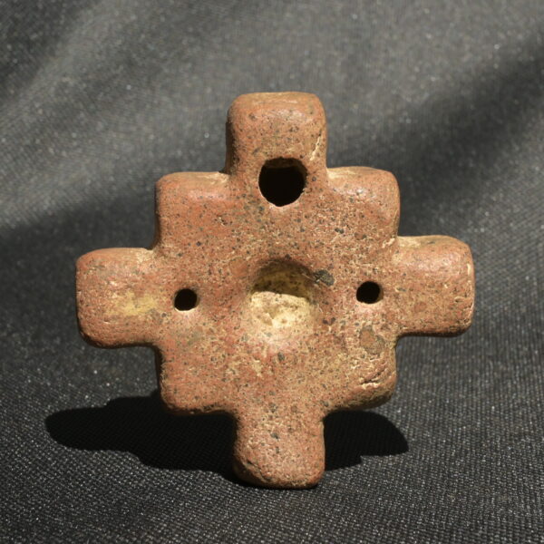 Pre Columbian Chancay Ceramic Chacana Ritual Artifact Collector Piece - Imagen 3