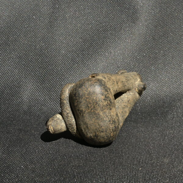 Pre Columbian Inca Ceramic Whistle Serpent Ceremonial Artifact - Imagen 10