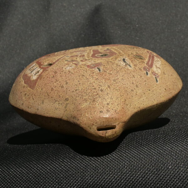 Pre Columbian Paracas Ceramic Ocarina Ritual Artifact Collectible - Imagen 7