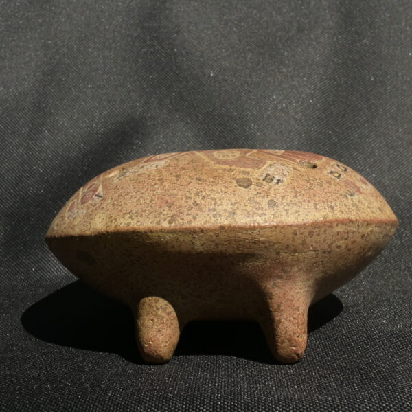Pre Columbian Paracas Ceramic Ocarina Ritual Artifact Collectible - Imagen 8