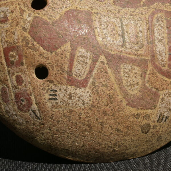 Pre Columbian Paracas Ceramic Ocarina Ritual Artifact Collectible - Imagen 13