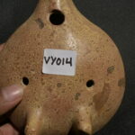 Pre Columbian Paracas Ceramic Ocarina Ritual Artifact Collectible - Imagen 14