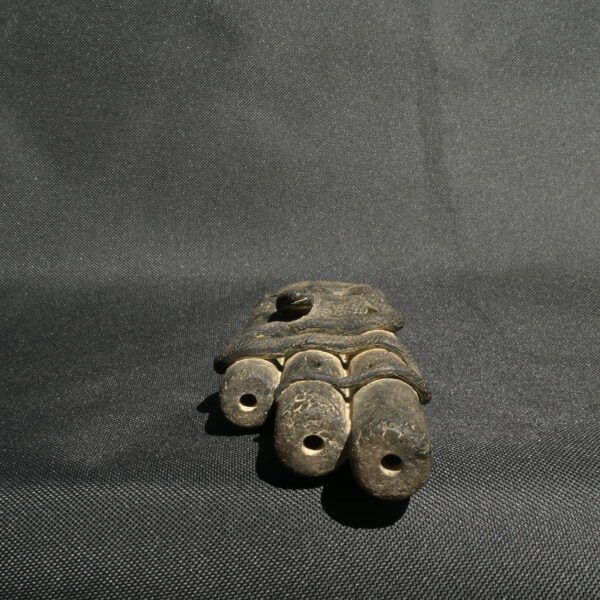 Pre Columbian Inca Ceramic Ocarina Ritual Artifact Peru Collectible - Imagen 3