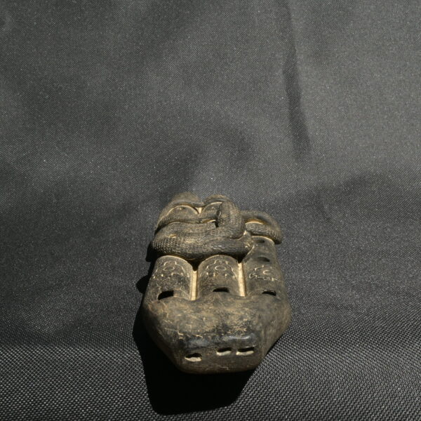 Pre Columbian Inca Ceramic Ocarina Ritual Artifact Peru Collectible - Imagen 7