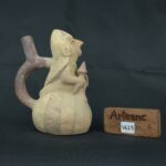 Pre Columbian Moche Ceramic Warrior Vessel Ceremonial Artifact Peru - Imagen 17