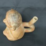 Pre Columbian Moche Ceramic Bottle Ritual Artifact Collectible Piece - Imagen 9