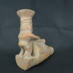 Pre Columbian Moche Ceramic Bottle Ritual Artifact Collectible Peru - Imagen 4