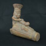 Pre Columbian Moche Ceramic Bottle Ritual Artifact Collectible Peru - Imagen 6