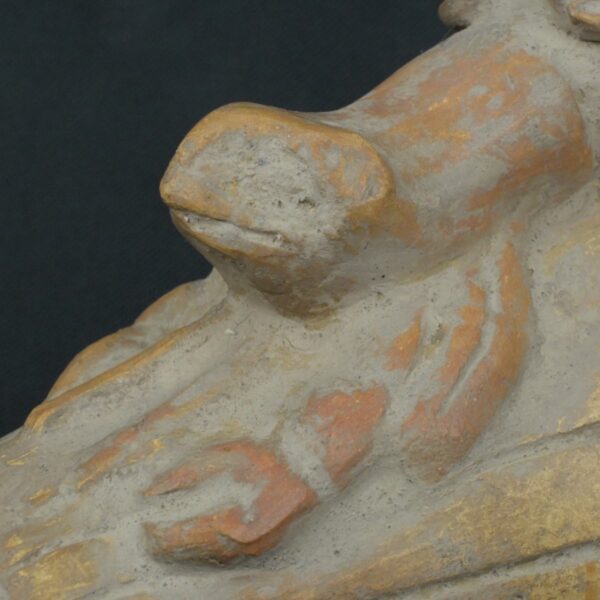 Pre Columbian Moche Ceramic Bottle Ritual Artifact Collectible Peru - Imagen 12