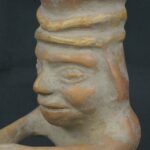 Pre Columbian Moche Ceramic Bottle Ritual Artifact Collectible Peru - Imagen 13