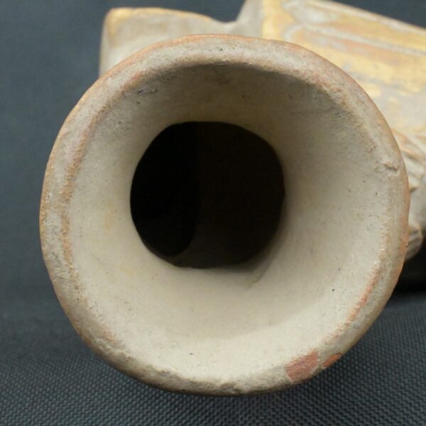 Pre Columbian Moche Ceramic Bottle Ritual Artifact Collectible Peru - Imagen 17