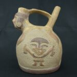 Pre Columbian Moche Ceramic Whistle Ritual Artifact Collectible