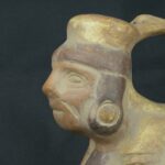 Pre Columbian Moche Ceramic Whistle Ritual Artifact Collectible - Imagen 12