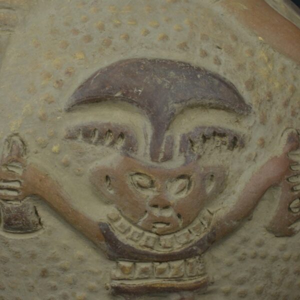 Pre Columbian Moche Ceramic Whistle Ritual Artifact Collectible - Imagen 13