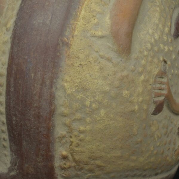 Pre Columbian Moche Ceramic Whistle Ritual Artifact Collectible - Imagen 15