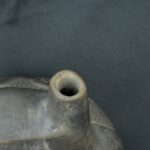 Pre Columbian Moche Black Ceramic Bottle Ritual Artifact Peru - Imagen 15