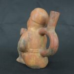 Pre Columbian Moche Ceramic Soldier Vessel Ritual Artifact Collectible - Imagen 5