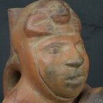 Pre Columbian Moche Ceramic Soldier Vessel Ritual Artifact Collectible - Imagen 12