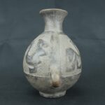 Pre Columbian Moche Ceramic Vessel Ritual Artifact Collectible - Imagen 3