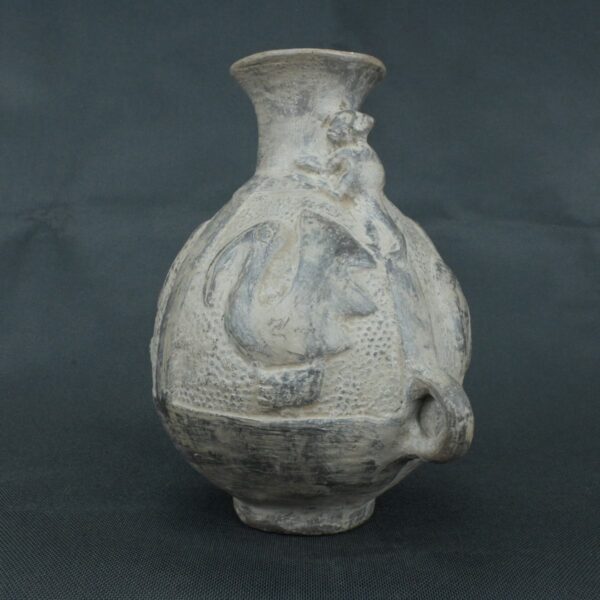 Pre Columbian Moche Ceramic Vessel Ritual Artifact Collectible - Imagen 6