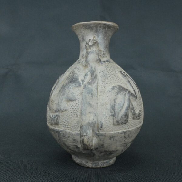 Pre Columbian Moche Ceramic Vessel Ritual Artifact Collectible - Imagen 7