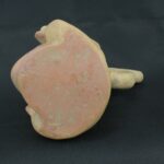 Pre Columbian Moche Ceramic Head Bottle Ceremonial Artifact - Imagen 10