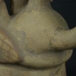 Pre Columbian Moche Ceramic Head Bottle Ceremonial Artifact - Imagen 14