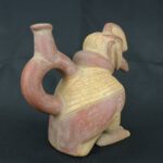Pre Columbian Moche Ceramic Bird Vessel Ceremonial Artifact Peru - Imagen 5
