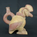 Pre Columbian Moche Ceramic Bird Vessel Ceremonial Artifact Peru - Imagen 6