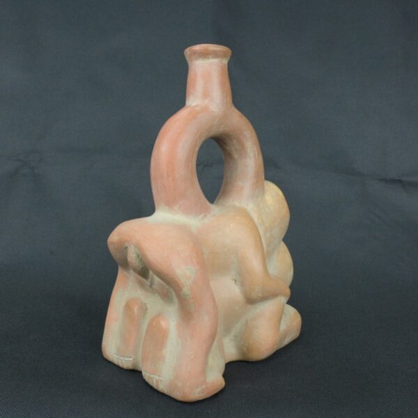 Pre Columbian Moche Ceramic Erotic Vessel Ritual Artifact Collector Piece - Imagen 4